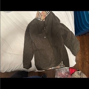 Burberry diamond quilted jacket size XL new with tags.
